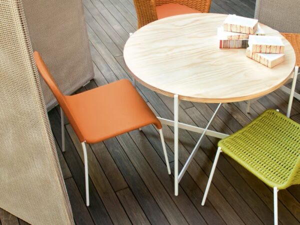 Stapelbarer Gartenstuhl aus Polyester | Paola Lenti - Image 6