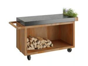 Garten-Servierwagen aus Corten™ | OFYR | OFYR Mise en Place PRO