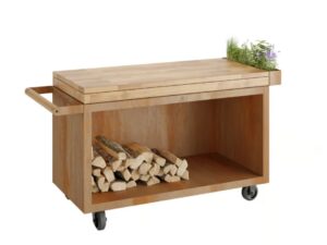 Garten-Servierwagen aus Corten™ | OFYR | OFYR Mise en Place PRO