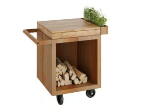 Garten-Servierwagen aus Corten™ | OFYR | OFYR Mise en Place PRO