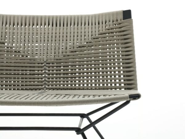 Mit Kufengestell Lounge Gartensessel aus Seil | MDF Italia | Neil - Image 7