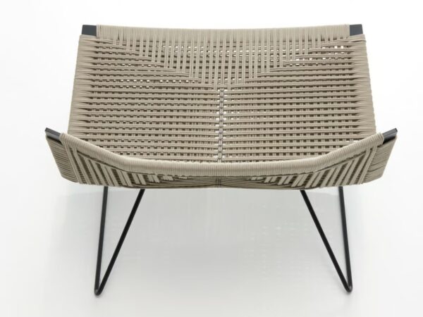 Mit Kufengestell Lounge Gartensessel aus Seil | MDF Italia | Neil - Image 4