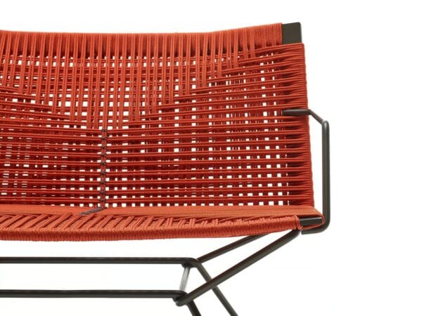 Mit Kufengestell Lounge Gartensessel aus Seil | MDF Italia | Neil - Image 5