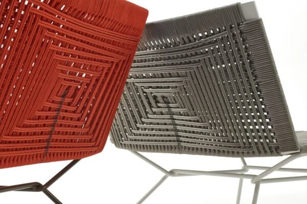 Mit Kufengestell Lounge Gartensessel aus Seil | MDF Italia | Neil - Image 7