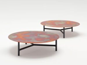 Niedriger runder Couchtisch | Paola Lenti | Nesso