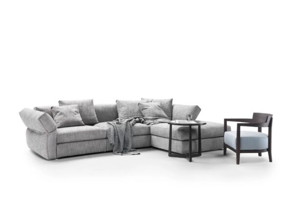 Sofa aus Stoff mit Récamiere | Flexform | Newbridge - Image 3