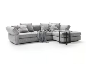 Sofa aus Stoff mit Récamiere | Flexform | Newbridge