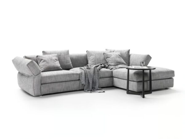 Sofa aus Stoff mit Récamiere | Flexform | Newbridge