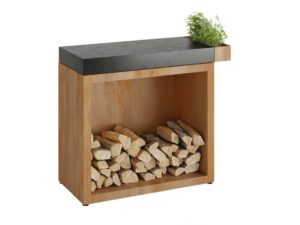 Holzkorb / Küchenelement aus Corten™ | OFYR | OFYR Butcher Blocks