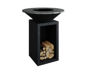Holz- Gartengrill aus pulverbeschichtetem Stahl | OFYR | OFYR Classic Storage