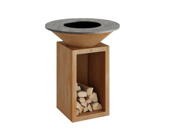 Holz- Gartengrill aus Corten™ | OFYR | OFYR Classic Storage