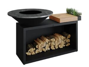 Holz- Gartengrill aus pulverbeschichtetem Stahl | OFYR | OFYR Island