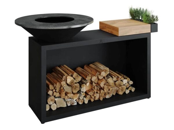 Holz- Gartengrill aus pulverbeschichtetem Stahl | OFYR | OFYR Island
