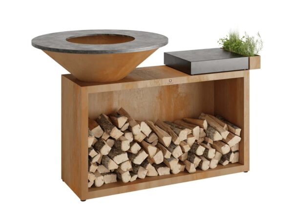 Holz- Gartengrill aus Corten™ | OFYR | OFYR Island