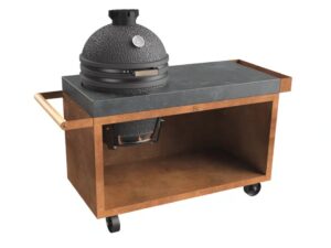 Gartengrill aus Corten™ mit Rollen | OFYR | OFYR Kamado Table PRO