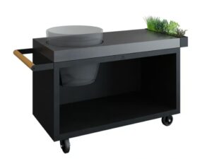 Gartengrill aus Stahl mit Rollen | OFYR | OFYR Kamado Table PRO