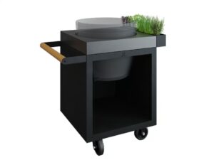 Gartengrill aus Stahl mit Rollen | OFYR | OFYR Kamado Table PRO