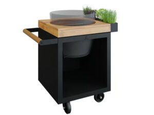 Gartengrill aus Stahl mit Rollen | OFYR | OFYR Kamado Table PRO