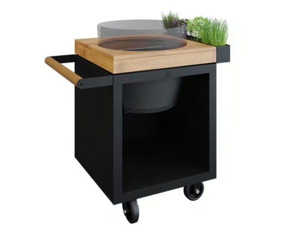 Gartengrill aus Stahl mit Rollen | OFYR | OFYR Kamado Table PRO
