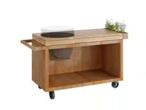 Gartengrill aus Corten™ mit Rollen | OFYR | OFYR Kamado Table PRO