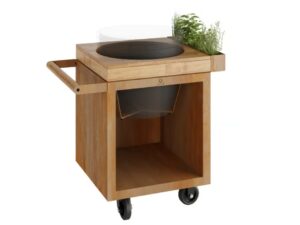 Gartengrill aus Corten™ mit Rollen | OFYR | OFYR Kamado Table PRO
