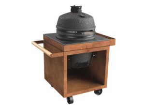 Gartengrill aus Corten™ mit Rollen | OFYR | OFYR Kamado Table PRO