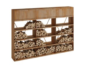Holzkorb aus Corten™ | OFYR | OFYR Wood Storages