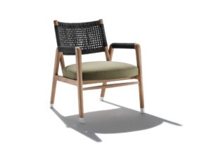 Loungesessel aus Irokoholz | Flexform | Ortigia