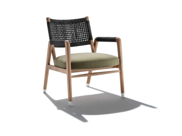 Loungesessel aus Irokoholz | Flexform | Ortigia