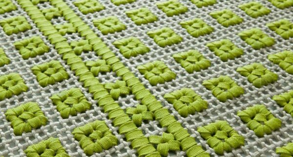 Quadratischer Handgefertigter Teppich | Paola Lenti | High Tech - Image 2