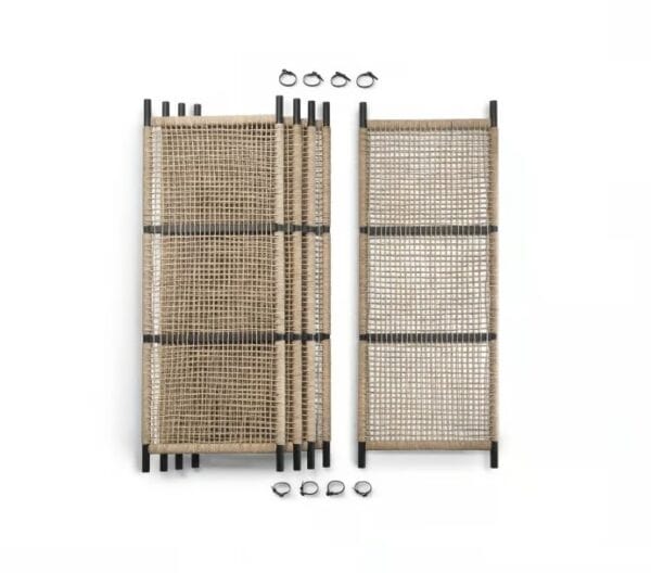Paravent aus Stroh | Flexform | Parker - Image 3