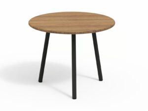 Niedriger runder Garten-Beistelltisch aus Teakholz | RODA | Piper