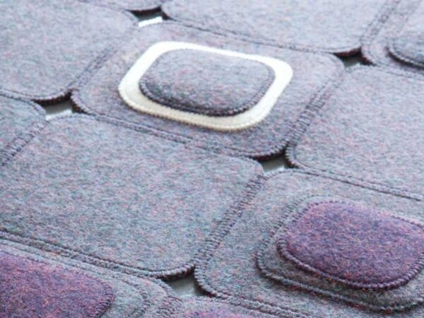 Geometrischer Teppich aus Filz | Paola Lenti | Feltro - Image 2