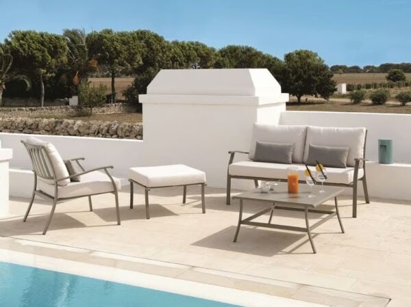2-Sitzer Gartensofa aus verzinktem Stahl | Ethimo | Elisir - Image 3