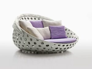 2-Sitzer Gartensofa aus Polyethylen | B&B Italia Outdoor | Canasta