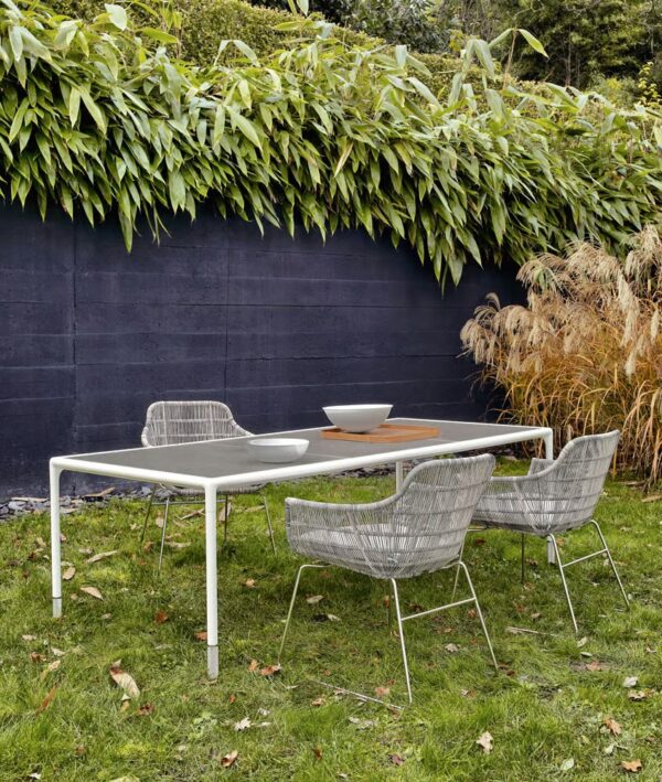 Mit Kufengestell Gartenstuhl aus Polyethylen mit Armlehnen | B&B Italia Outdoor | Crinoline - Image 4