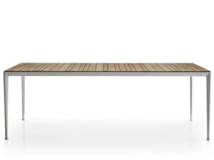 Rechteckiger Gartentisch aus Irokoholz | B&B Italia Outdoor | Mirto