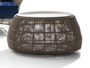 Runder Garten-Beistelltisch aus Polyethylen | B&B Italia Outdoor | Canasta '13