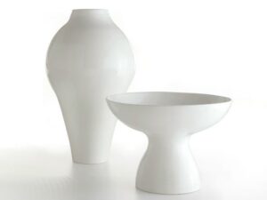 Gartenvase aus Keramik | B&B Italia Outdoor | White