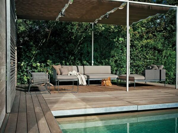 Garten Anbausofa aus Batyline® | RODA | Basket - Image 4