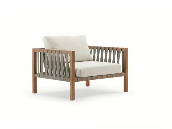 Gartensessel aus Stoff mit Armlehnen | RODA | Mistral