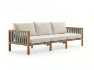 3-Sitzer Gartensofa aus Teakholz | RODA | Mistral