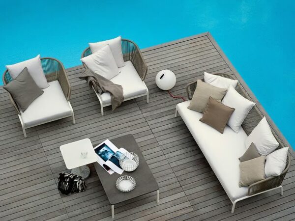 3-Sitzer Gartensofa aus Seil | RODA | Spool - Image 3