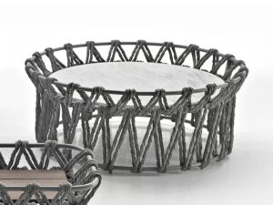 Runder Garten-Beistelltisch aus Carrara-Marmor | B&B Italia Outdoor | Butterfly