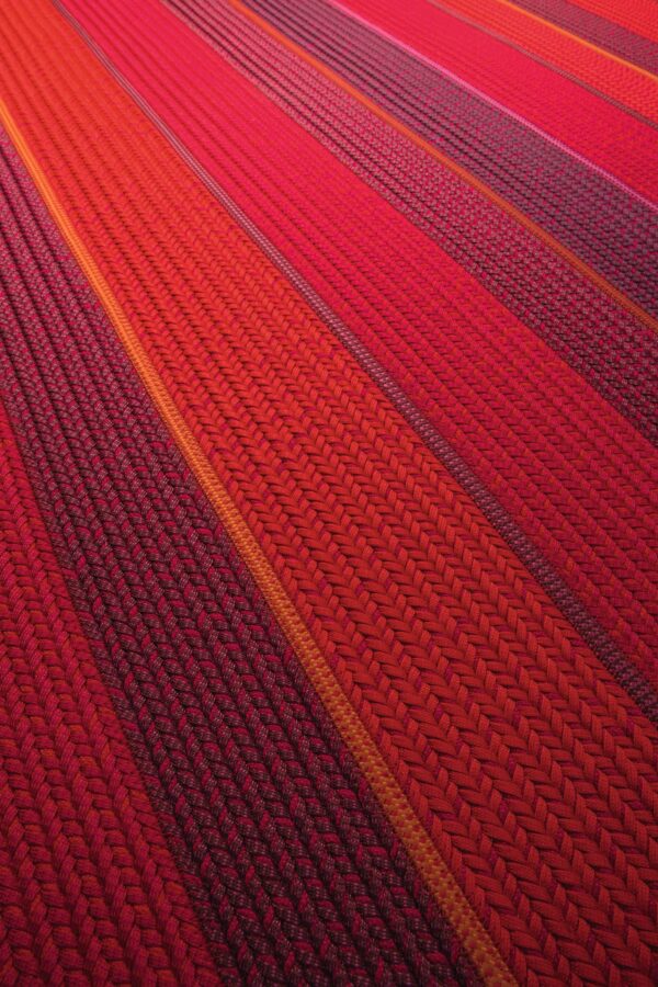 Quadratischer Streifen- Außenteppich | Paola Lenti | High Tech - Image 3