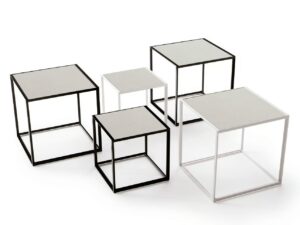 Quadratischer Couchtisch aus Feinsteinzeug | B&B Italia Outdoor | Canasta '13
