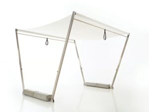 Gartenpavillon mit Faltdach | Extremis | Hopper