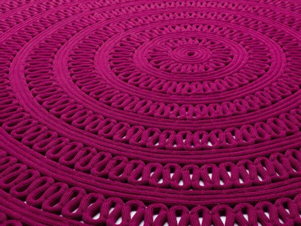 Runder Uni- Teppich aus Wolle | Paola Lenti | Natural - Image 3