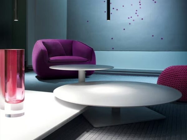 Höhenverstellbarer runder Couchtisch | Paola Lenti | Giro - Image 2