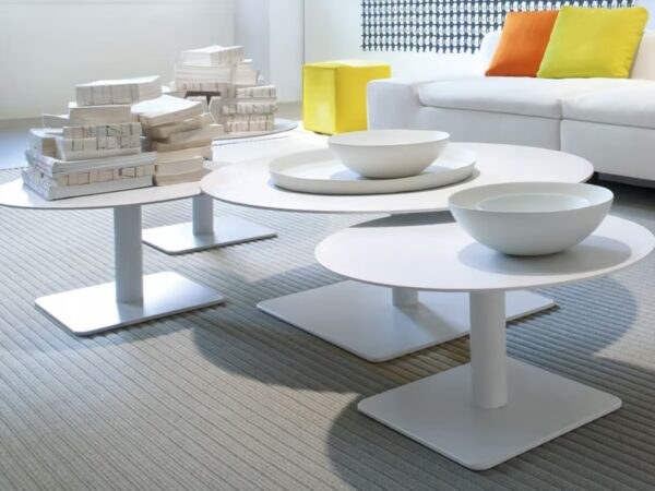 Höhenverstellbarer runder Couchtisch | Paola Lenti | Giro - Image 4